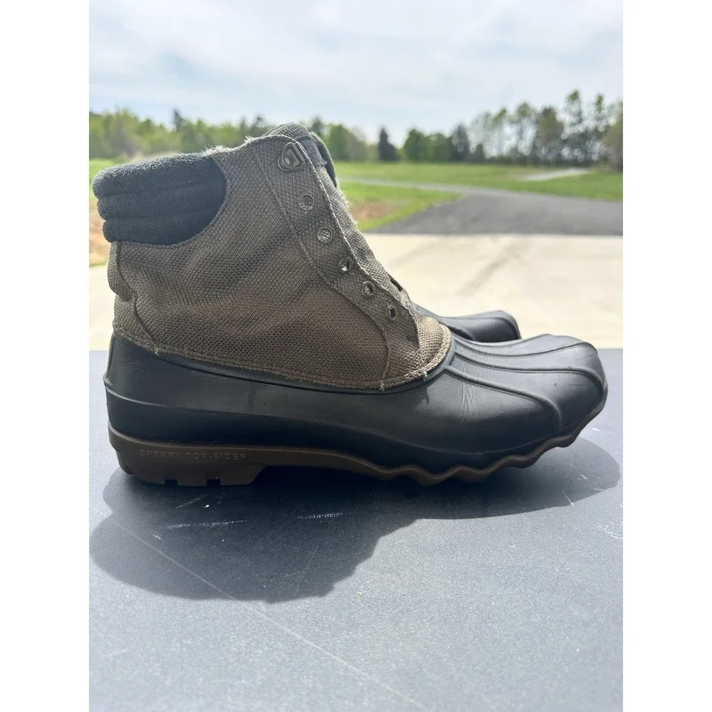 Sperry Top-Sider Winter/Snow Avenue Duck Boot Green/Black Size 11 [STS18187]